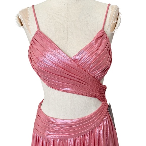 NWT Retrofête AGLAIA Cutout Maxi Dress in Calypso Coral Medium - Picture 6 of 16